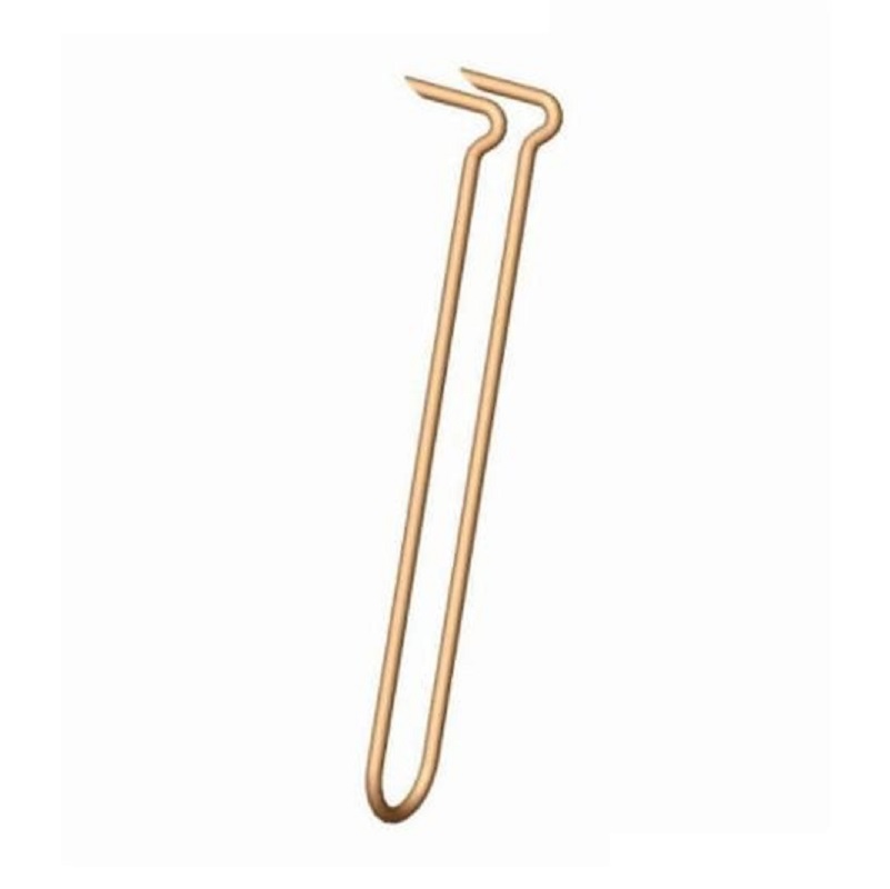TUBE HOOK 1/2X4 CTS COPPER PLATED 50 PER BOX
